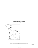 MISCELLANEOUS Diagram and Parts List for LA5530XPW6  Whirlpool Washer