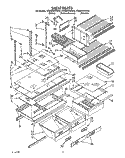SHELF, LIT/OPTIONAL Diagram and Parts List for ET20DKXWW03  Whirlpool Refrigerator