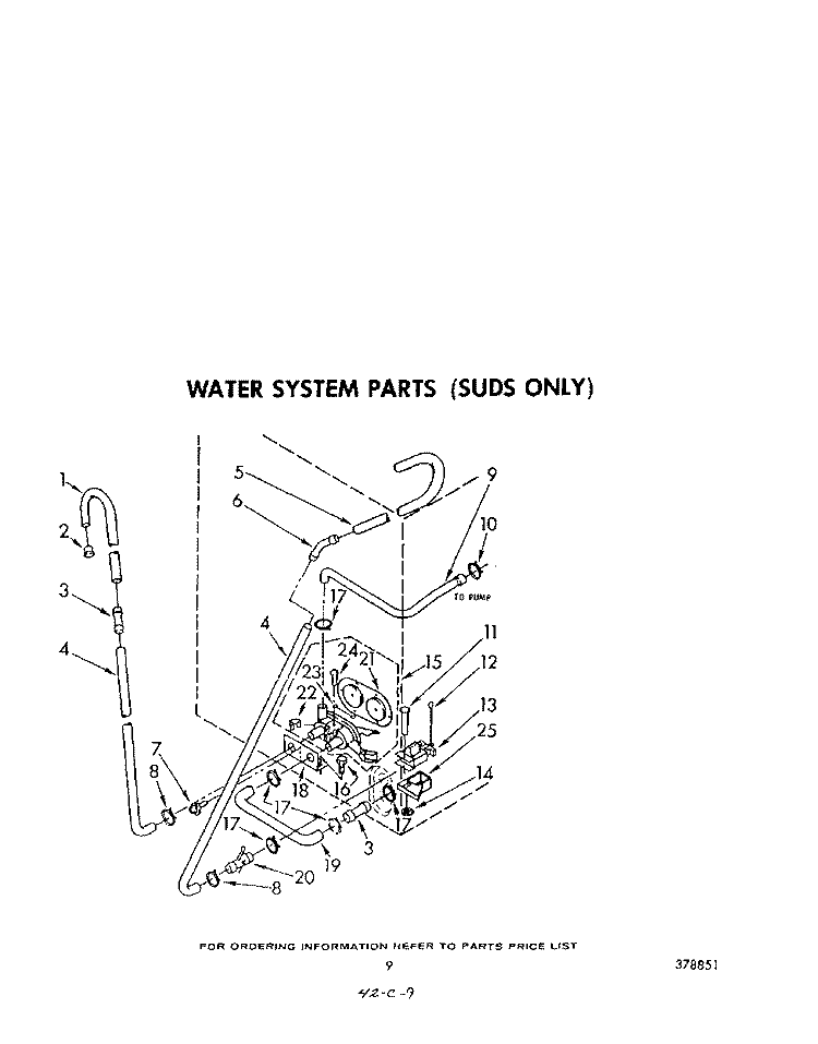 WATER SYSTEM Diagram and Parts List for LA7000XPW0  Whirlpool Washer