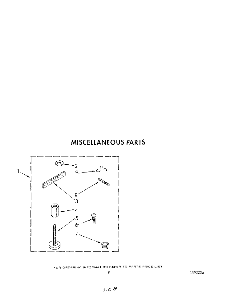 MISCELLANEOUS Diagram and Parts List for KAWE560WAL0  Whirlpool Washer
