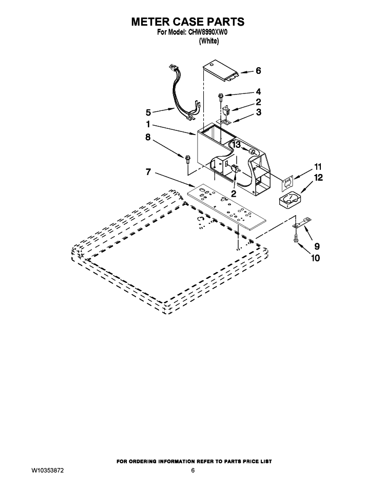 FREEZER LINER PARTS Diagram and Parts List for KFIL27CXMS2  KitchenAid Refrigerator