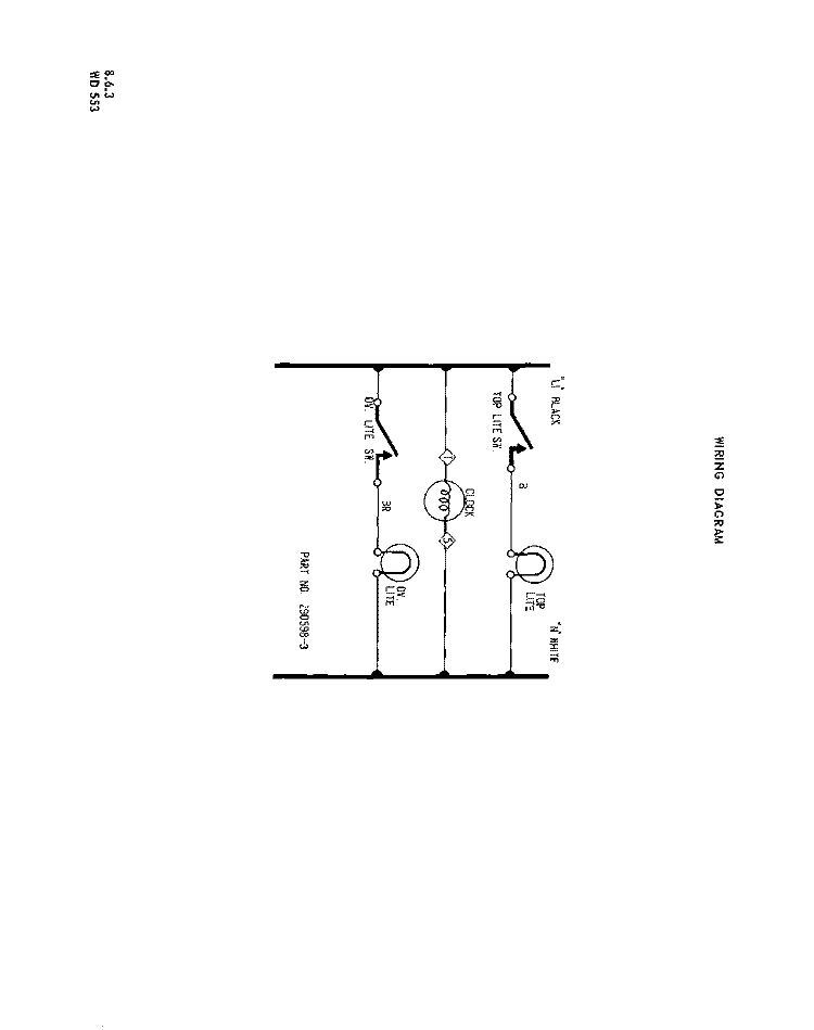SECTION Diagram and Parts List for 1303^0A  Whirlpool Range