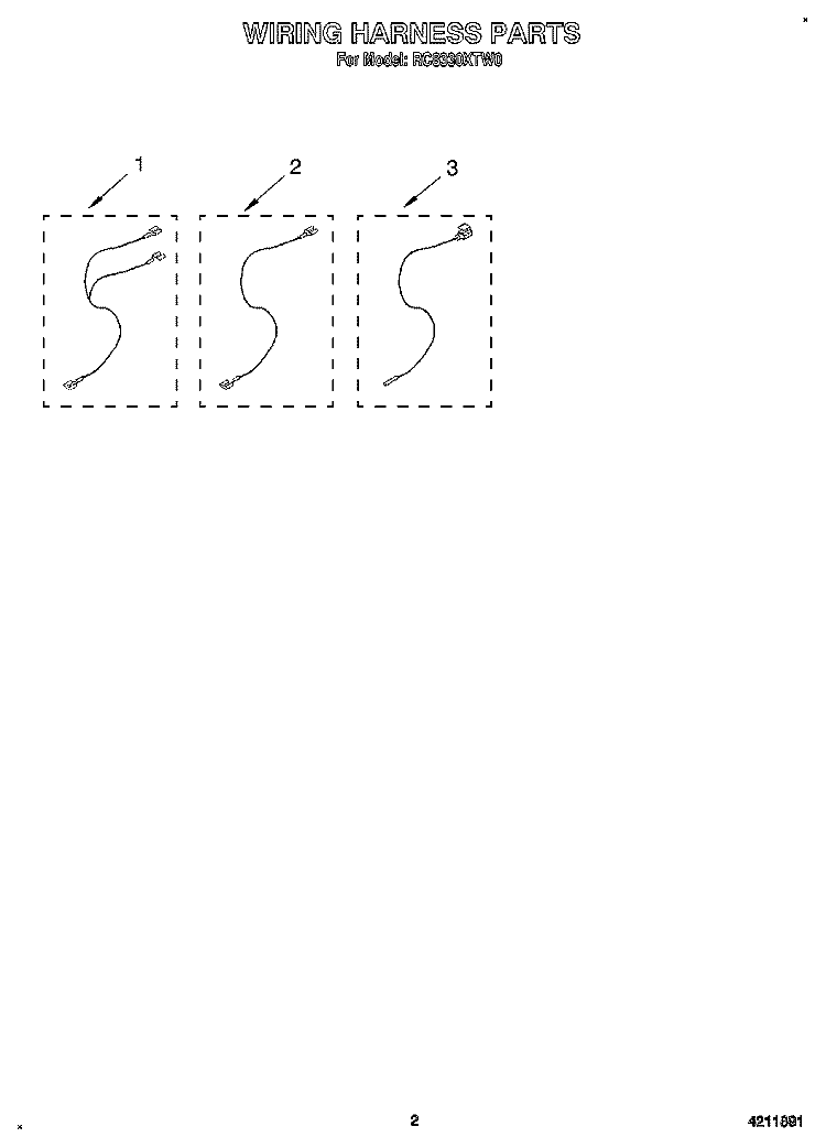 SECTION Diagram and Parts List for RC8330XTB0  Whirlpool Cooktop