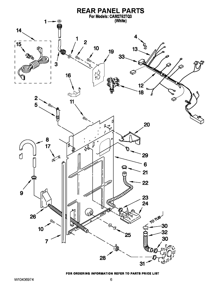 LINER PARTS Diagram and Parts List for NWR0001Q00  Whirlpool Refrigerator