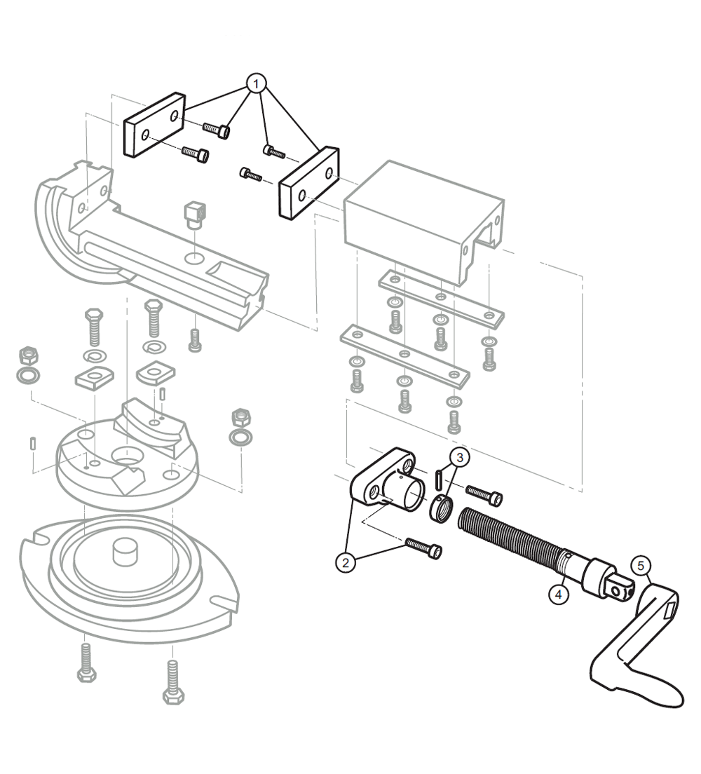 Diagram Diagram and Parts List for AMV-SP-125 11706 Wilton Vise