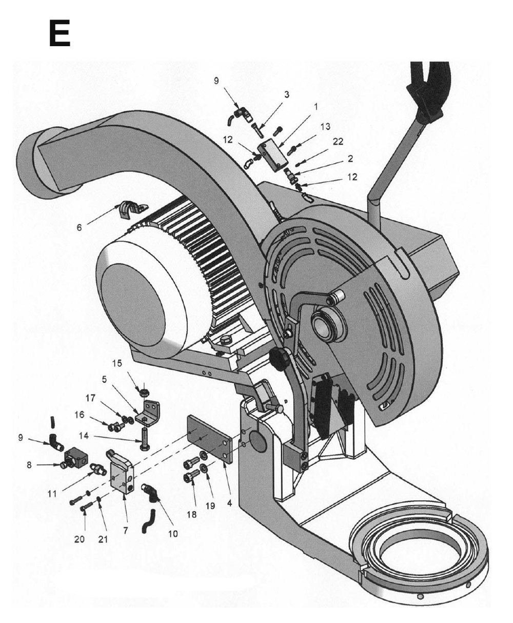 Diagram 5 Diagram and Parts List for CK350-4  Wilton Table Saw