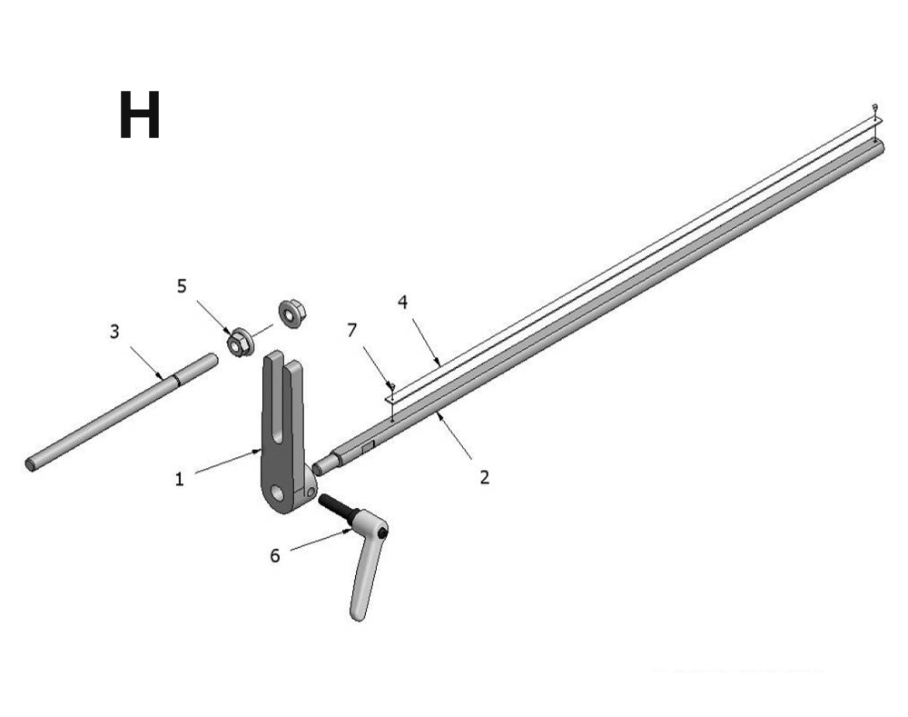 Diagram 8 Diagram and Parts List for CK350-4  Wilton Table Saw