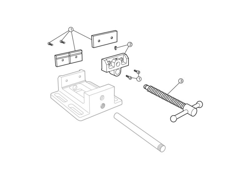 Diagram Diagram and Parts List for LP8  Wilton Vise