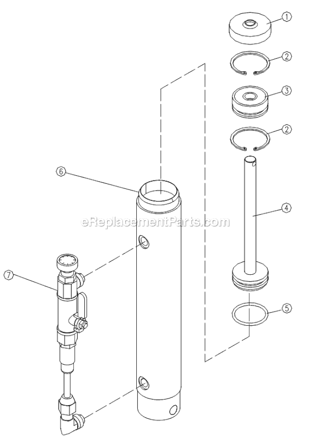 Page C Diagram and Parts List for 3410  Wilton Band Saw