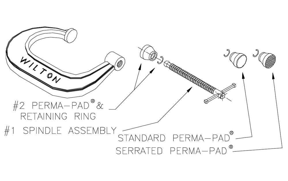 Diagram Diagram and Parts List for 412SEP 15984 Wilton Vise