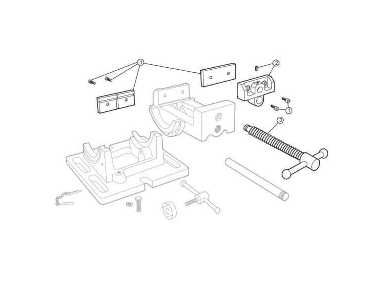 Diagram Diagram and Parts List for CR4  Wilton Vise