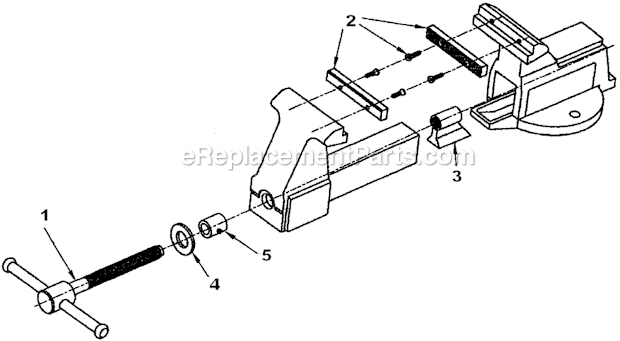 Page A Diagram and Parts List for 504-12M3  Wilton Vise