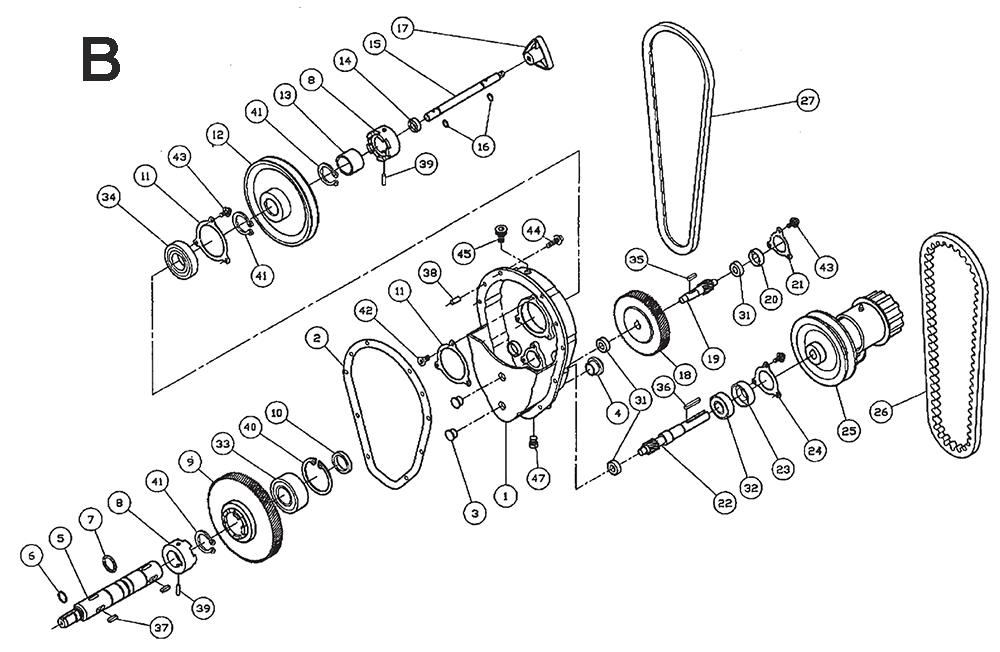 Diagram 1 Diagram and Parts List for 8203VS  Wilton Table Saw
