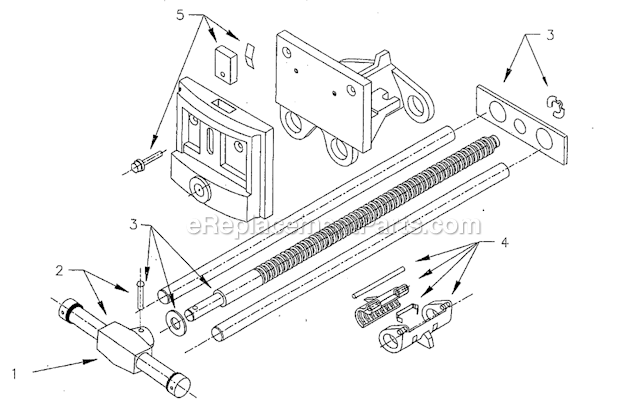Page A Diagram and Parts List for 64A  Wilton Vise