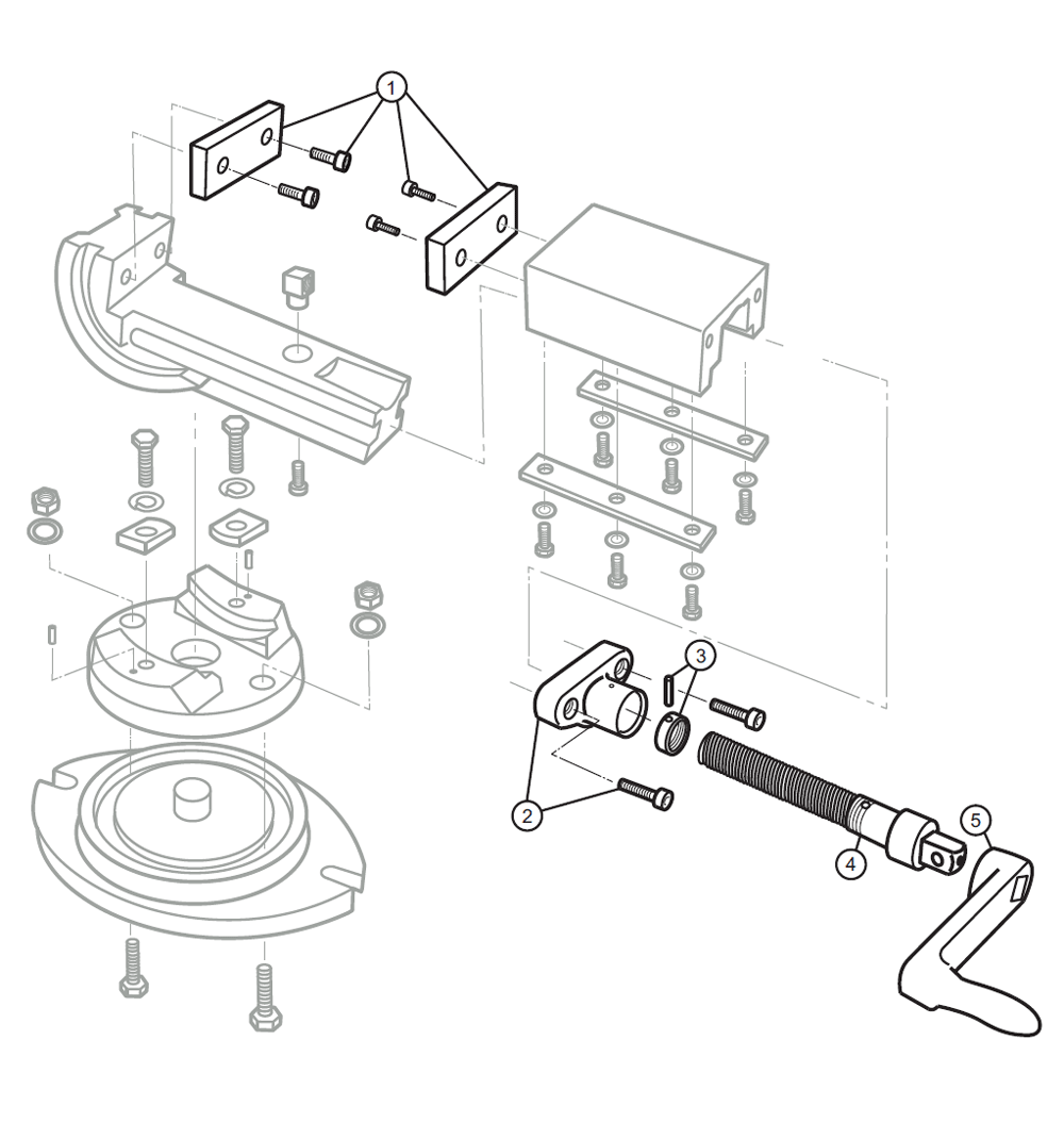 Fig-0 Diagram and Parts List for AMV-SP-100 11705 Wilton Vise