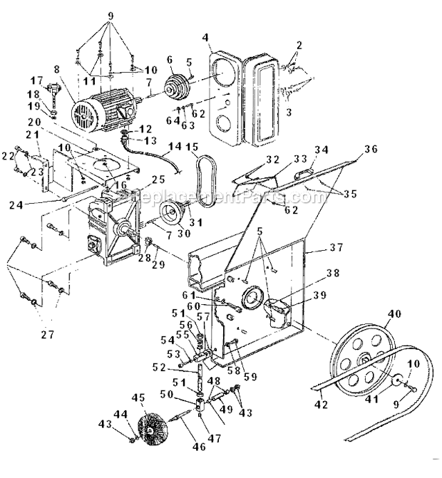 Bottom_Head_Assembly Diagram and Parts List for 7000  Wilton Band Saw