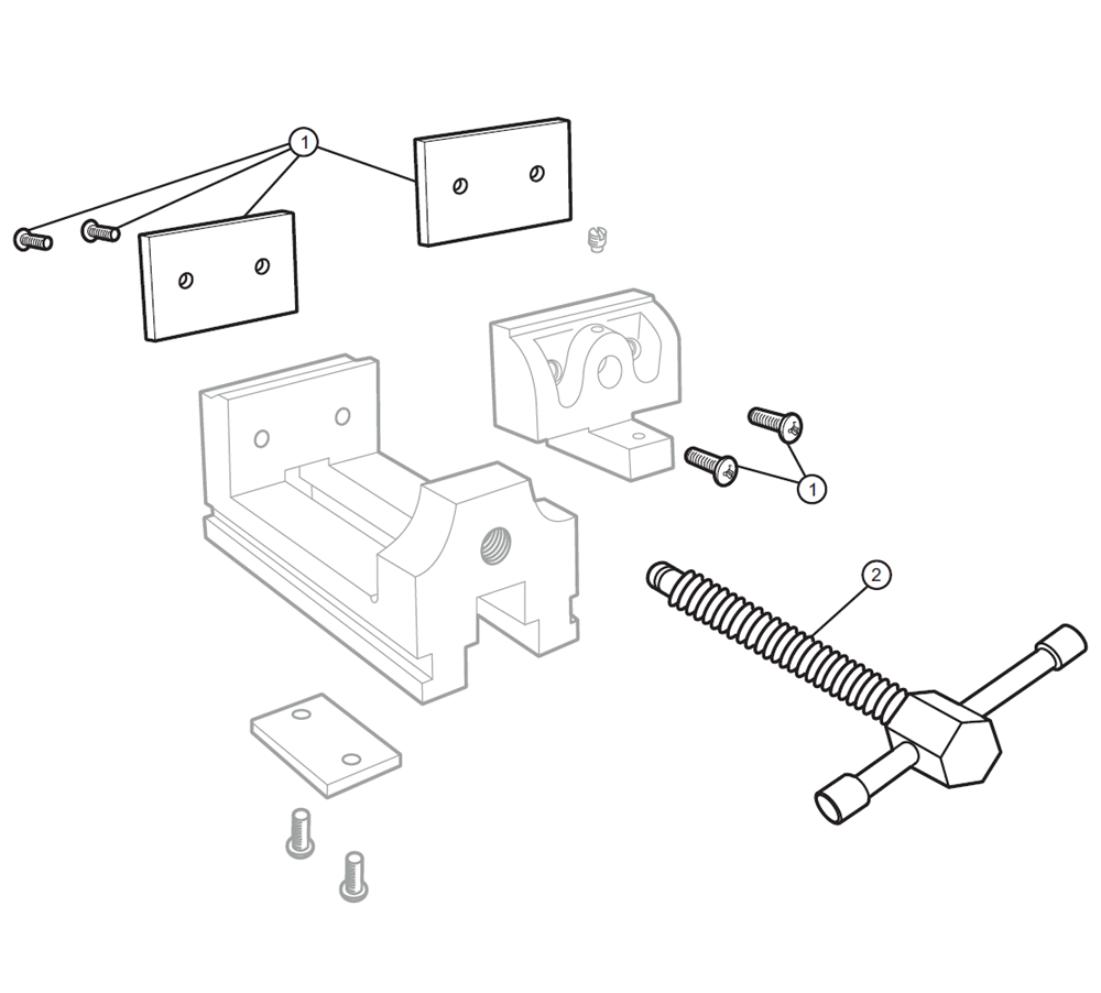Diagram Diagram and Parts List for DP22 11621 Wilton Vise