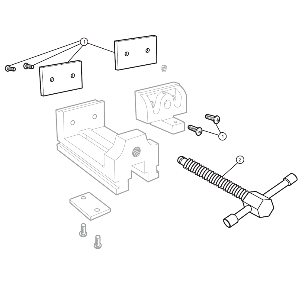 Diagram Diagram and Parts List for DP44 11624 Wilton Vise