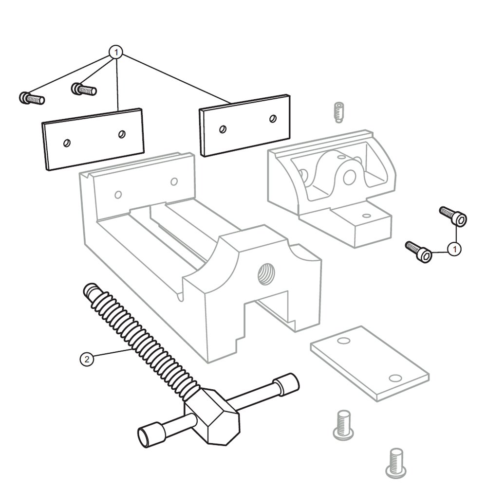 Diagram Diagram and Parts List for GR44 11634 Wilton Vise