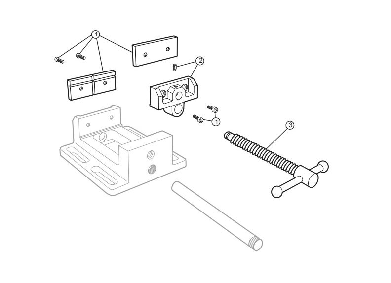 Diagram Diagram and Parts List for LP3  Wilton Vise