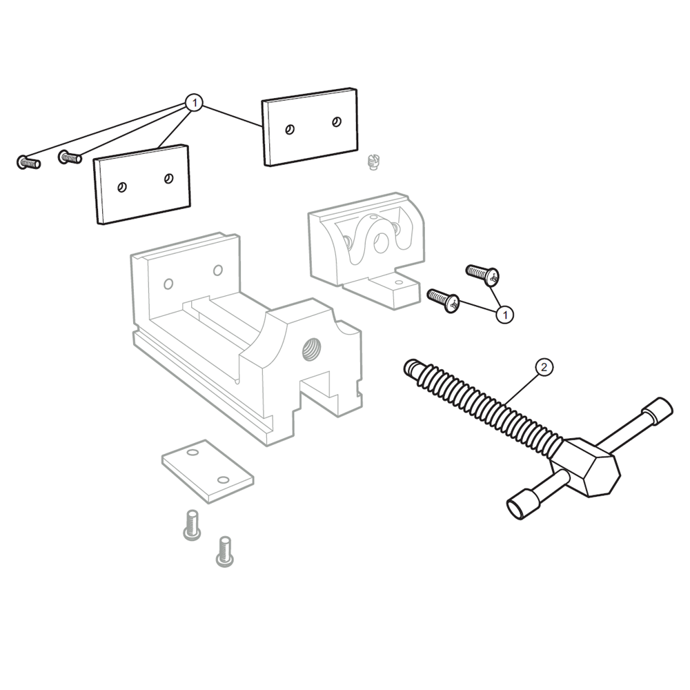 Diagram Diagram and Parts List for DP15 11620 Wilton Vise
