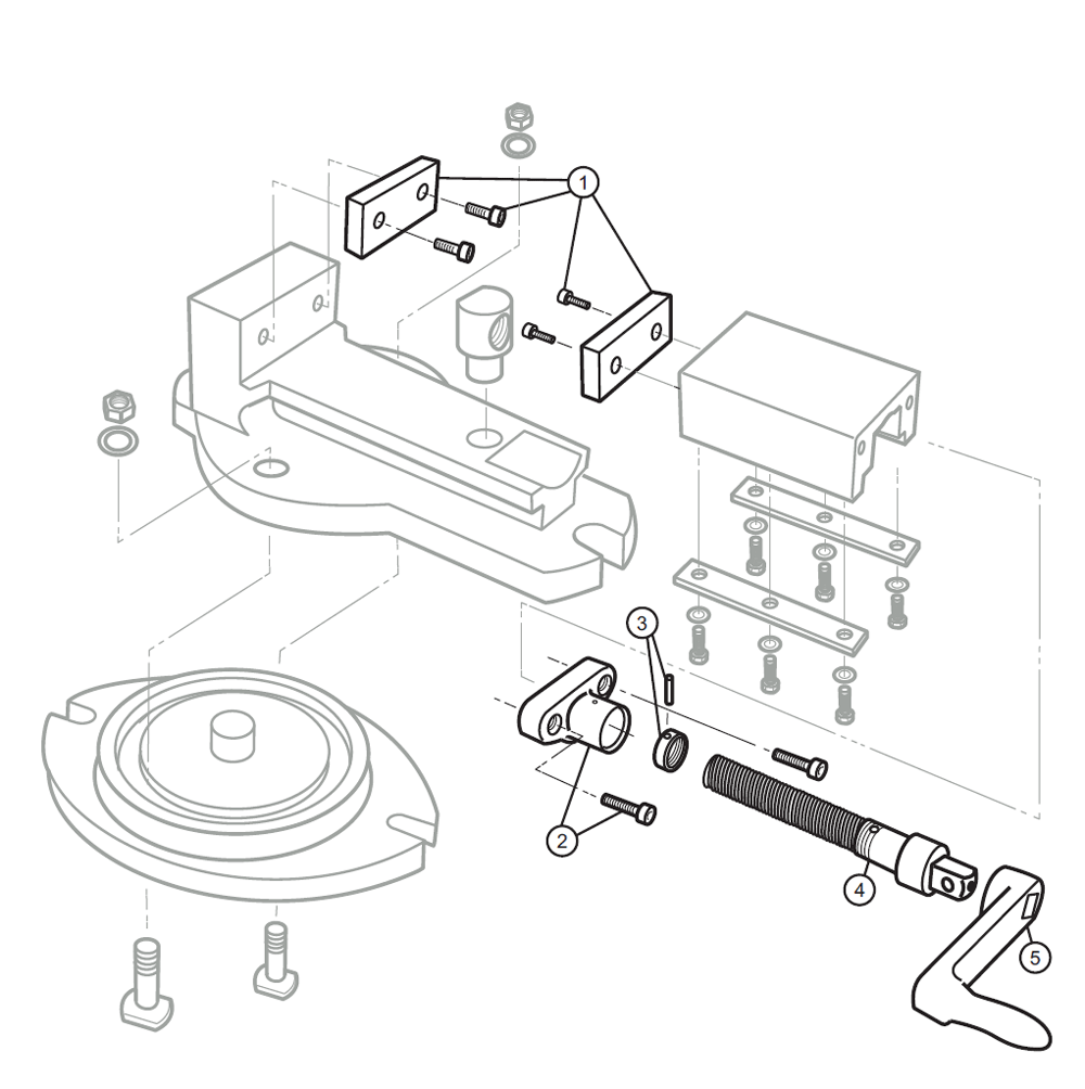 Diagram Diagram and Parts List for MMV-SP-150 11710 Wilton Vise