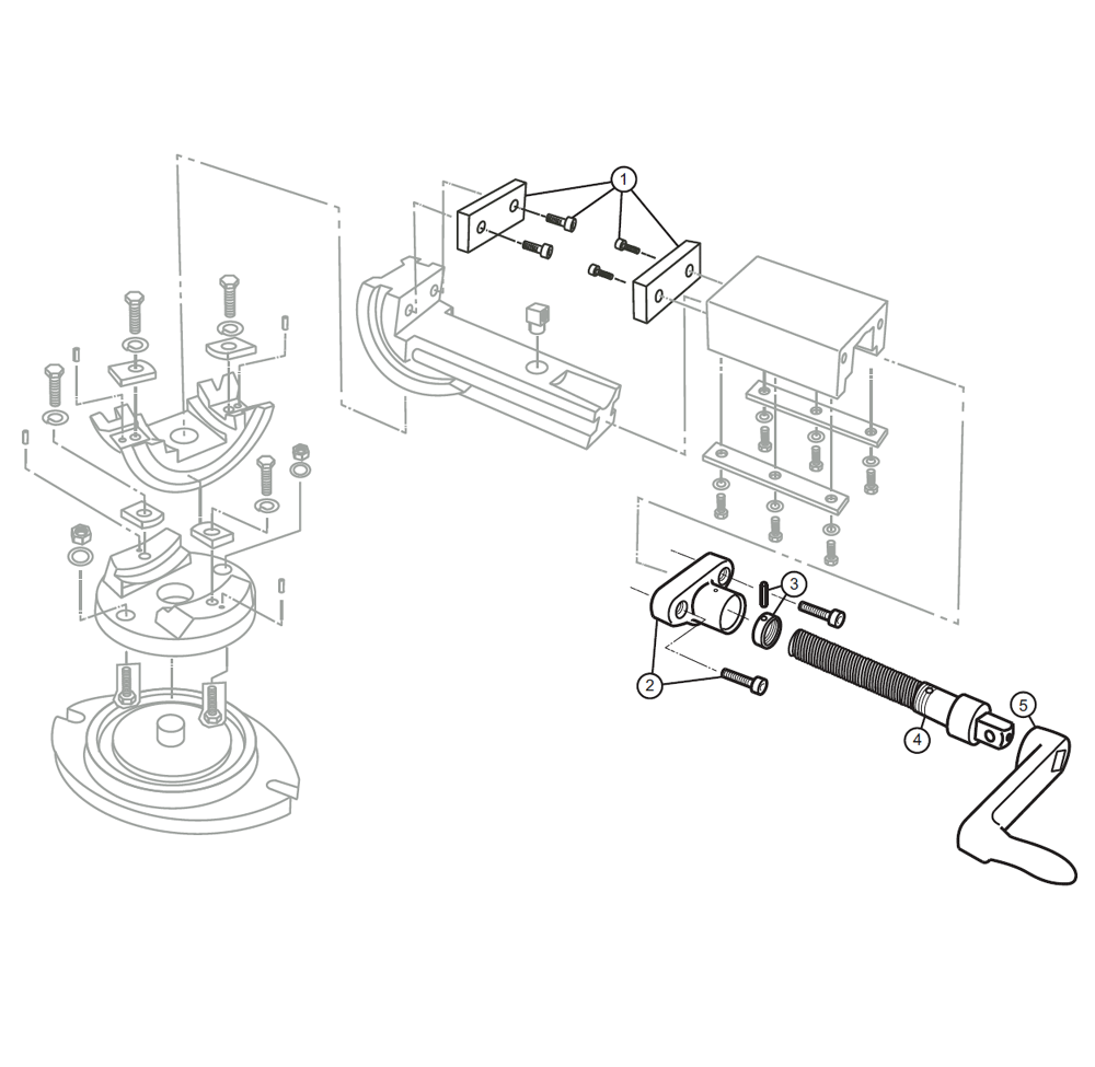 Fig-0 Diagram and Parts List for TLT-SP-75 11701 Wilton Vise
