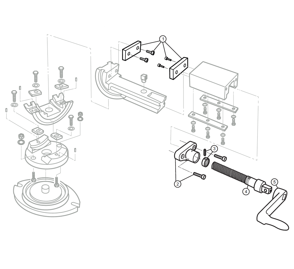 Fig-0 Diagram and Parts List for TLT-SP-100 11702 Wilton Vise