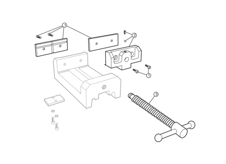 Diagram Diagram and Parts List for DI66  Wilton Vise