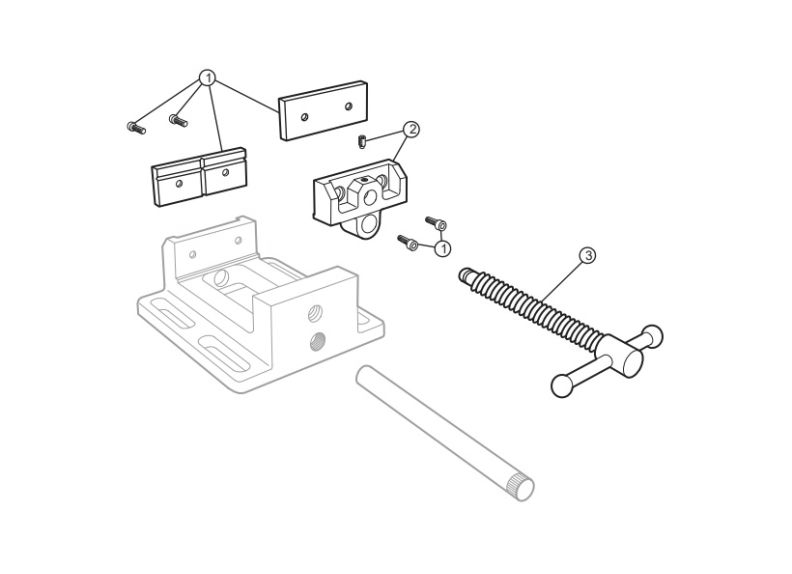 Diagram Diagram and Parts List for LP4  Wilton Vise