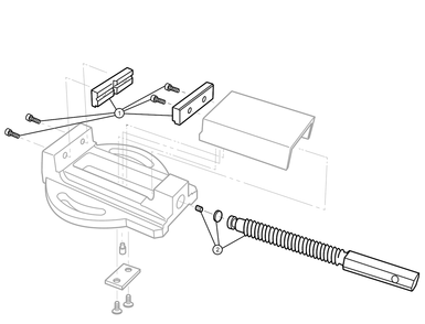 Diagram Diagram and Parts List for DPV-80 11718 Wilton Vise