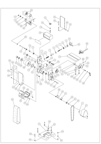 Fig-0 Diagram and Parts List for 4300A  Wilton Sander Polisher