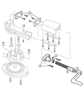 Fig-0 Diagram and Parts List for AMV-SP-75 11704 Wilton Vise