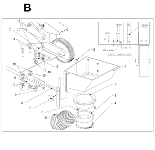Diagram 2 Diagram and Parts List for 4106  Wilton Grinder