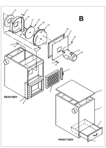Fig-2 Diagram and Parts List for 4200A  Wilton Sander Polisher