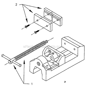 Page A Diagram and Parts List for 30  Wilton Vise