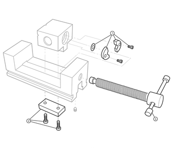 Diagram Diagram and Parts List for TMV-ST-4 11716 Wilton Vise