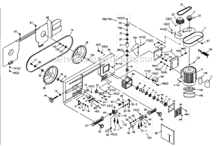 Part Location Diagram of JT9-HVBS7MW-91A Jet Center Shaft Assembly (inside) (text)