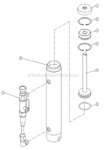 Page C Diagram and Parts List for 3410  Wilton Band Saw