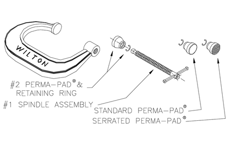 Diagram Diagram and Parts List for 412SEP 15984 Wilton Vise