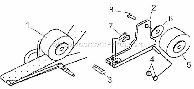 Page D Diagram and Parts List for 4103 5507796 Wilton Bench Grinder