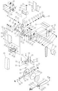 Part Location Diagram of TS-1523031 Powermatic Table Saw Socket Set Screw