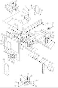 Part Location Diagram of TS-154007 Jet Hex Nut