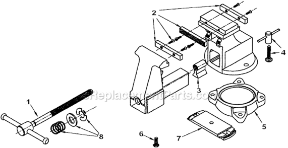 Part Location Diagram of JT9-TS-0070051 Jet BOLT-HEX-1/2 X 2