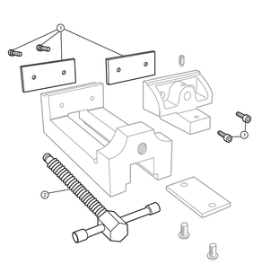 Diagram Diagram and Parts List for GR25 11632 Wilton Vise