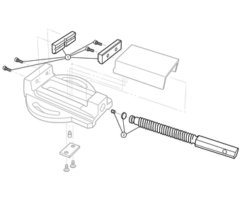 Diagram Diagram and Parts List for DPV-100 11719 Wilton Vise