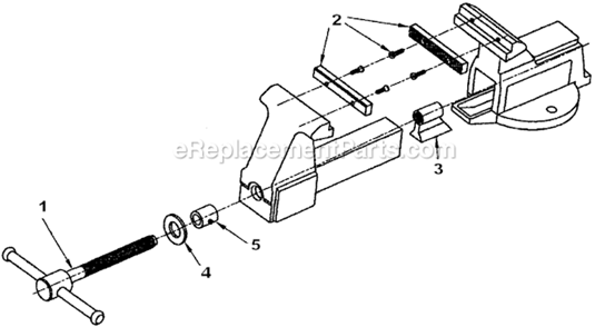 Page A Diagram and Parts List for 504-12M3  Wilton Vise