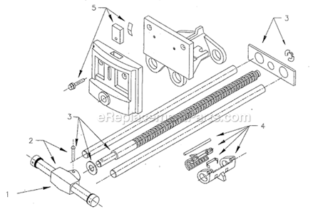 Page A Diagram and Parts List for 53A  Wilton Vise