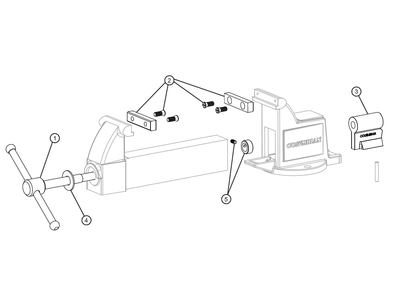 Diagram Diagram and Parts List for 503M3 10101 Wilton Vise
