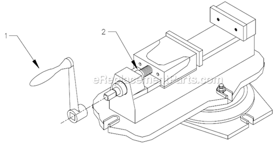 Page A Diagram and Parts List for 60S  Wilton Vise